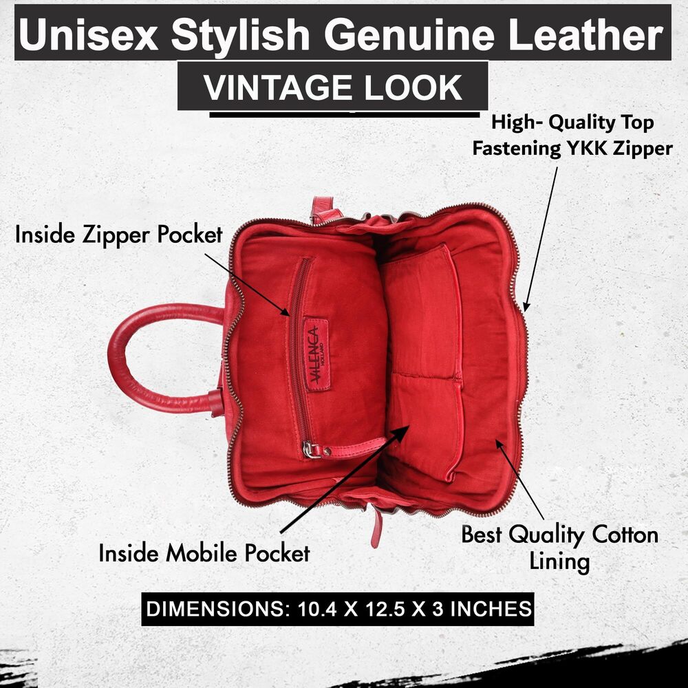 5107 Leather Backpack & Wallets , Small Wallet Zipper Coin Purse - Picture 4 of 9